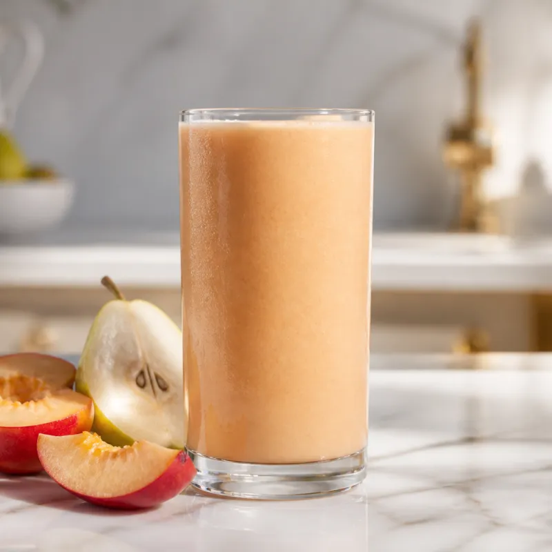 Nectarine Smoothie with Coconut Water