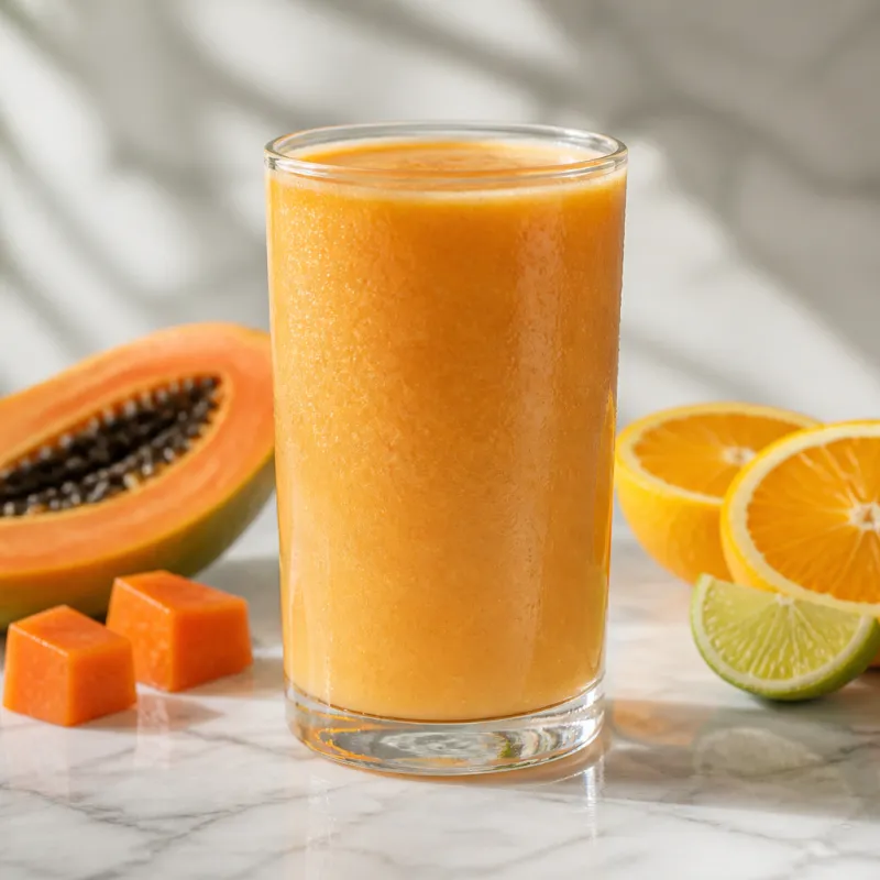 Orange Papaya Smoothie