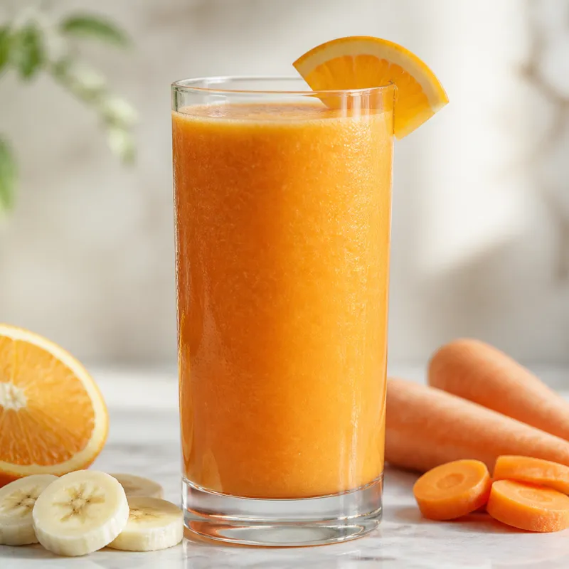 Smoothie de naranja y zanahoria
