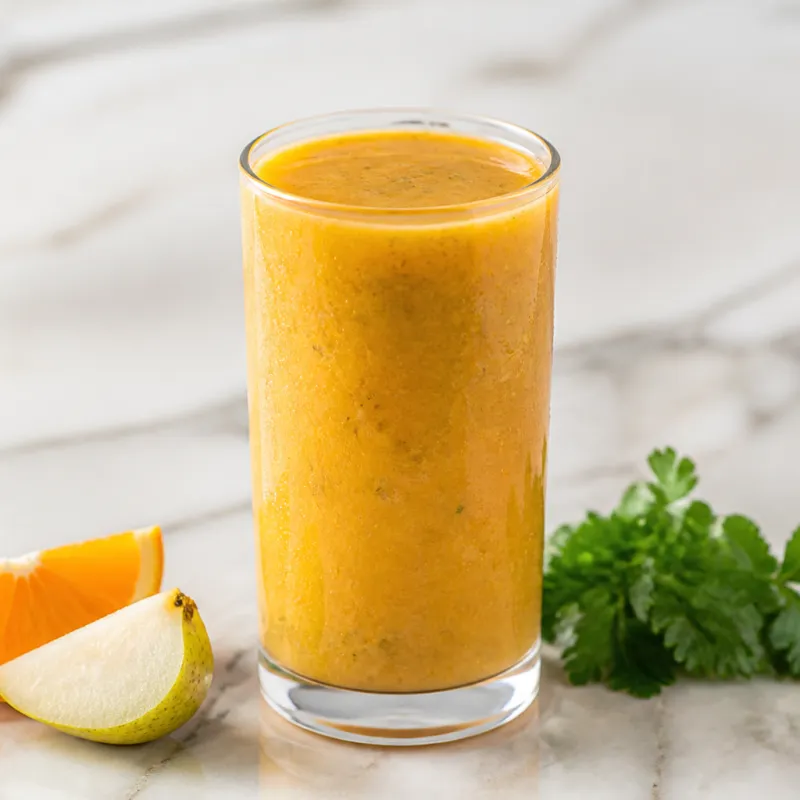Orange Smoothie with Parsley