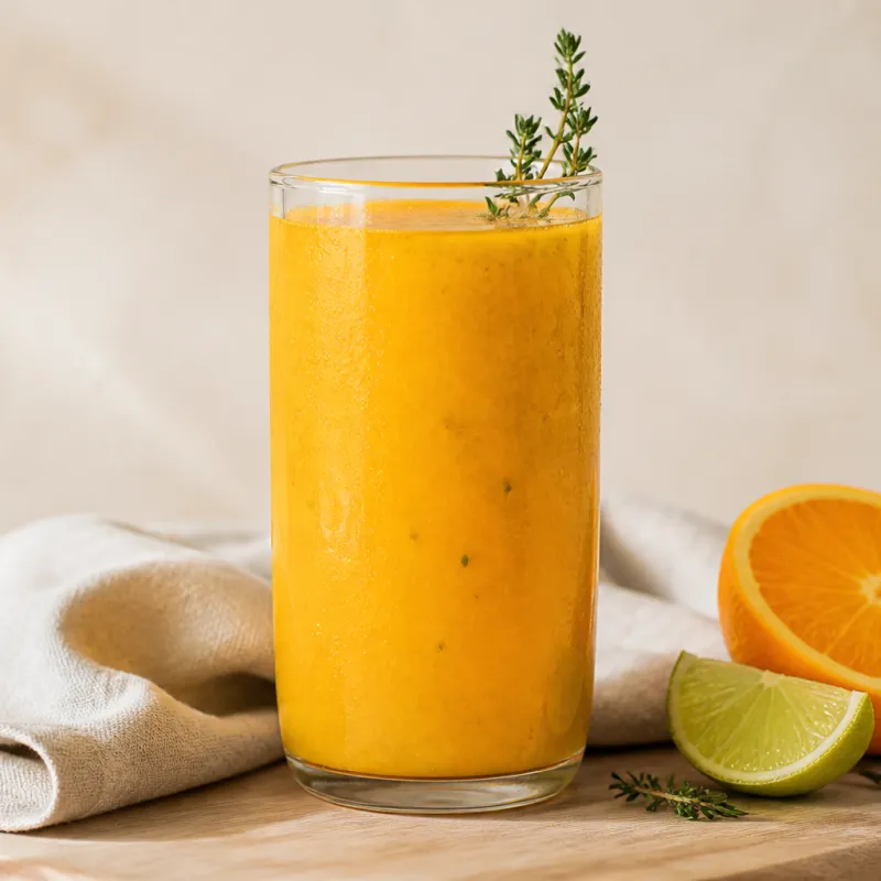 Orange Smoothie with Thyme