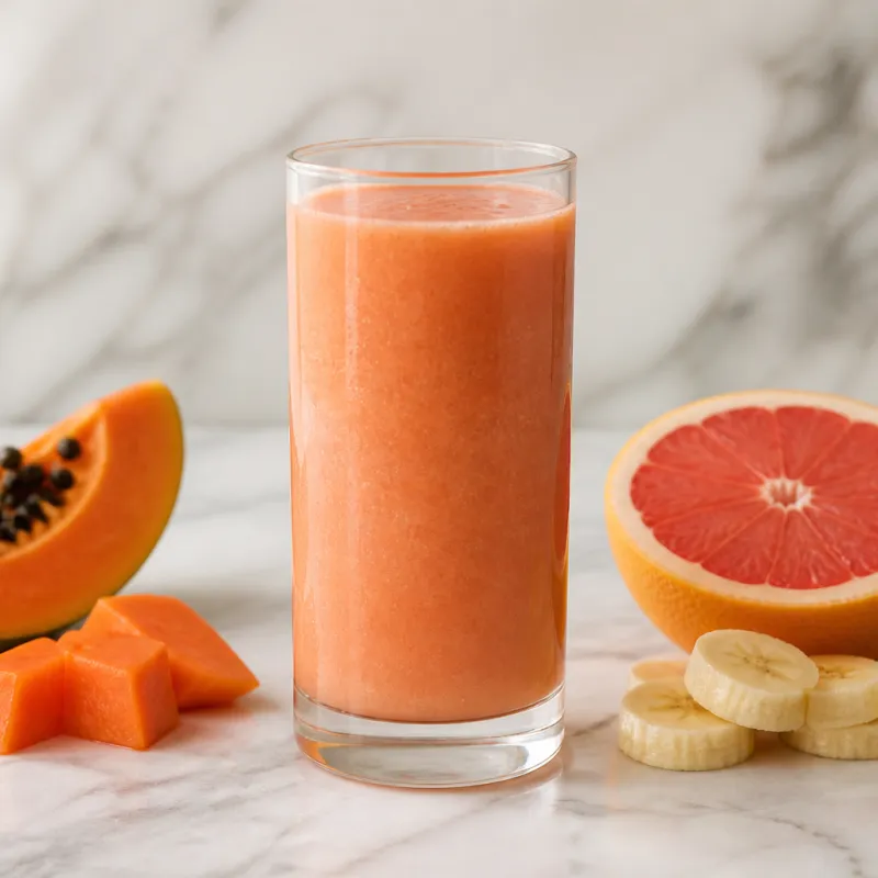 Smoothie de papaya y pomelo