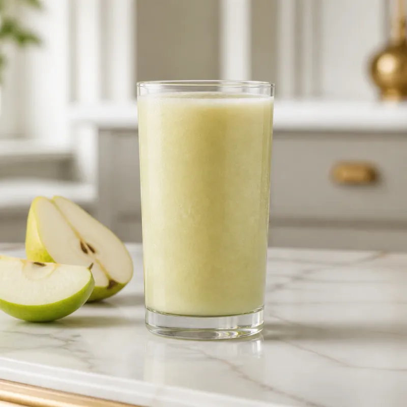 Pear and Green Apple Smoothie