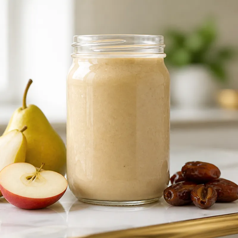 Smoothie de pera y dátil