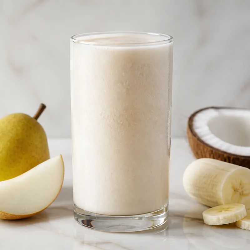 Pear Smoothie with Coconut Milk