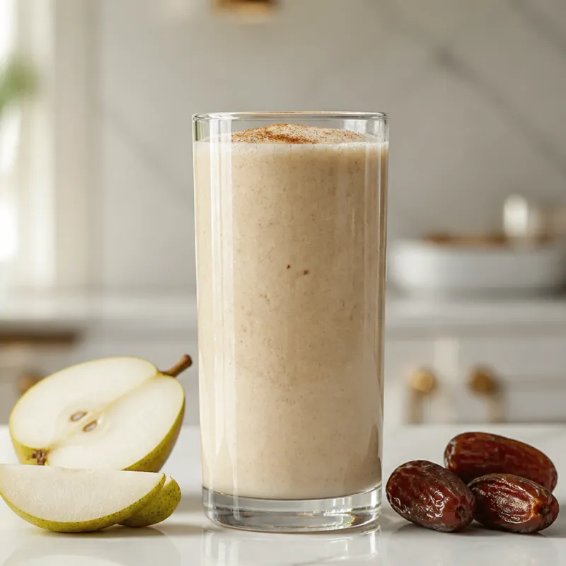 Pear Smoothie with Dates