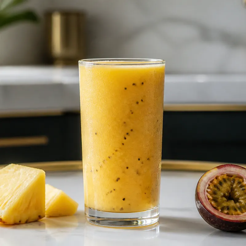 Pineapple and Passion Fruit Smoothie