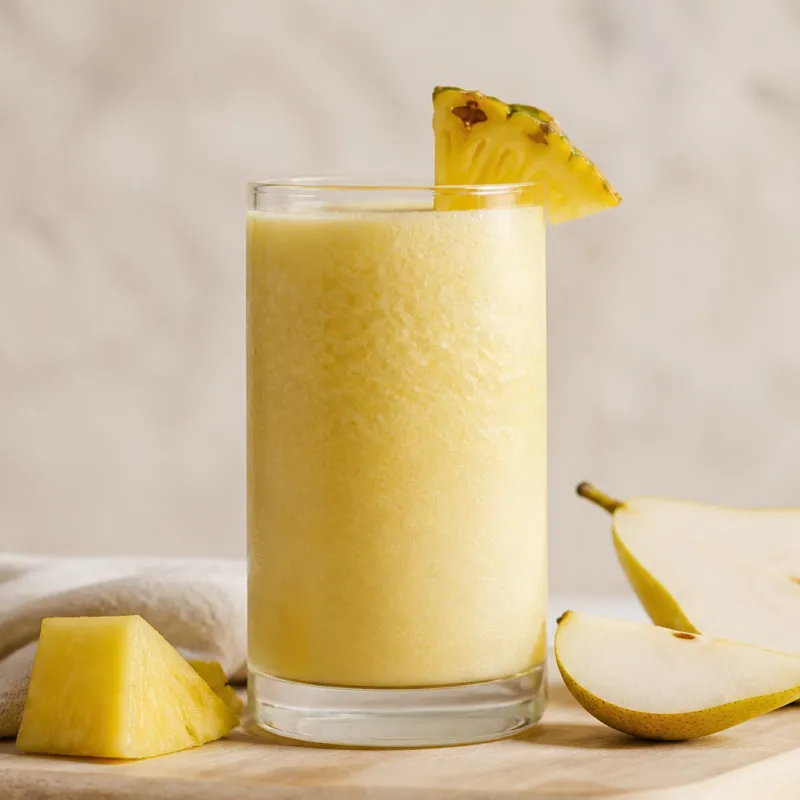 Smoothie de piña y pera