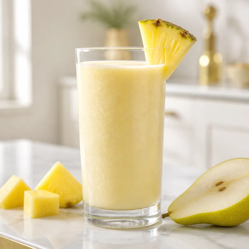 Pineapple Smoothie with Pear