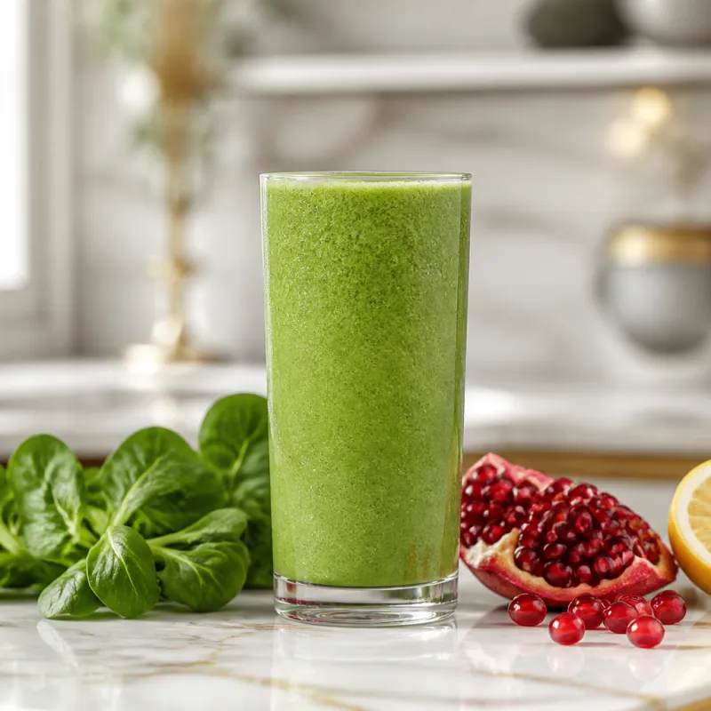 Pomegranate Lamb's Lettuce Smoothie