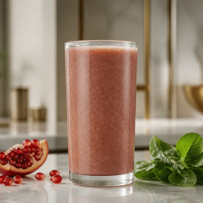 Pomegranate Lamb's Lettuce Smoothie