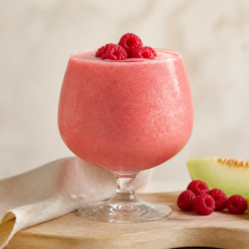 Smoothie de frambuesa y melón