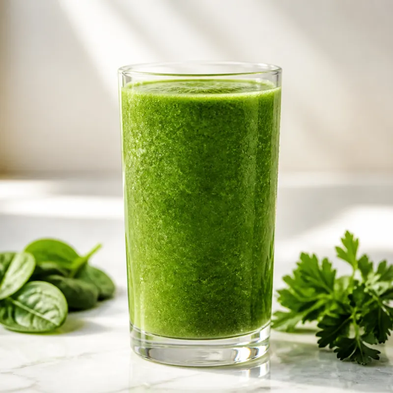 Spinach Matcha Smoothie with Parsley