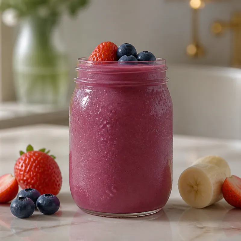 Strawberry Blueberry Smoothie