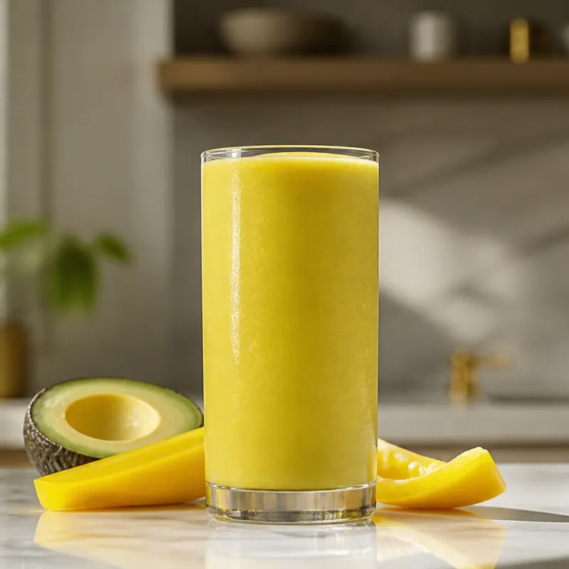 Yellow Pepper Smoothie with Avocado