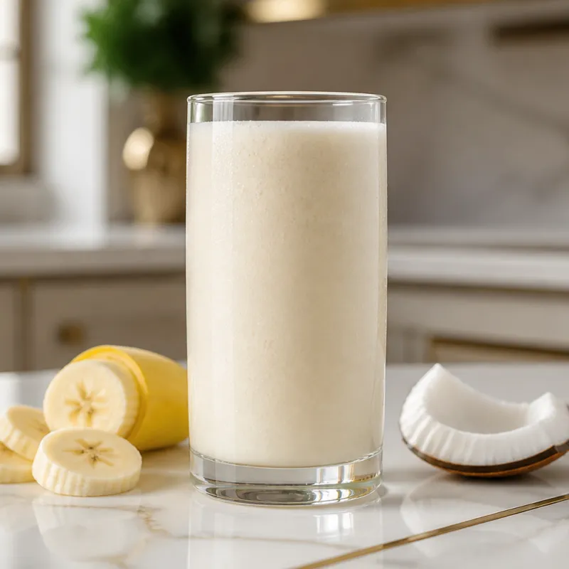 Smoothie de yogur y coco